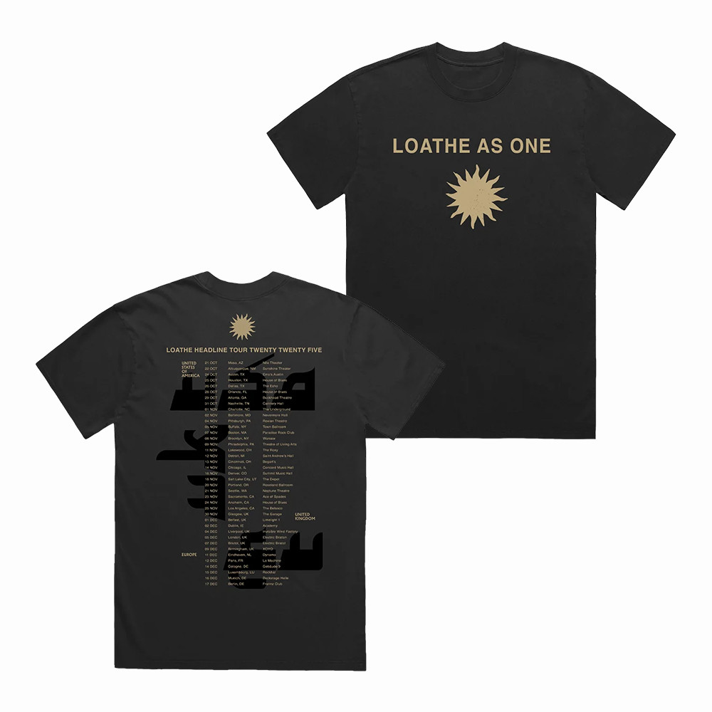 Loathe Merch As One Headline Tour T-Shirt Loathe Clothes Music Lover Gift For Brother