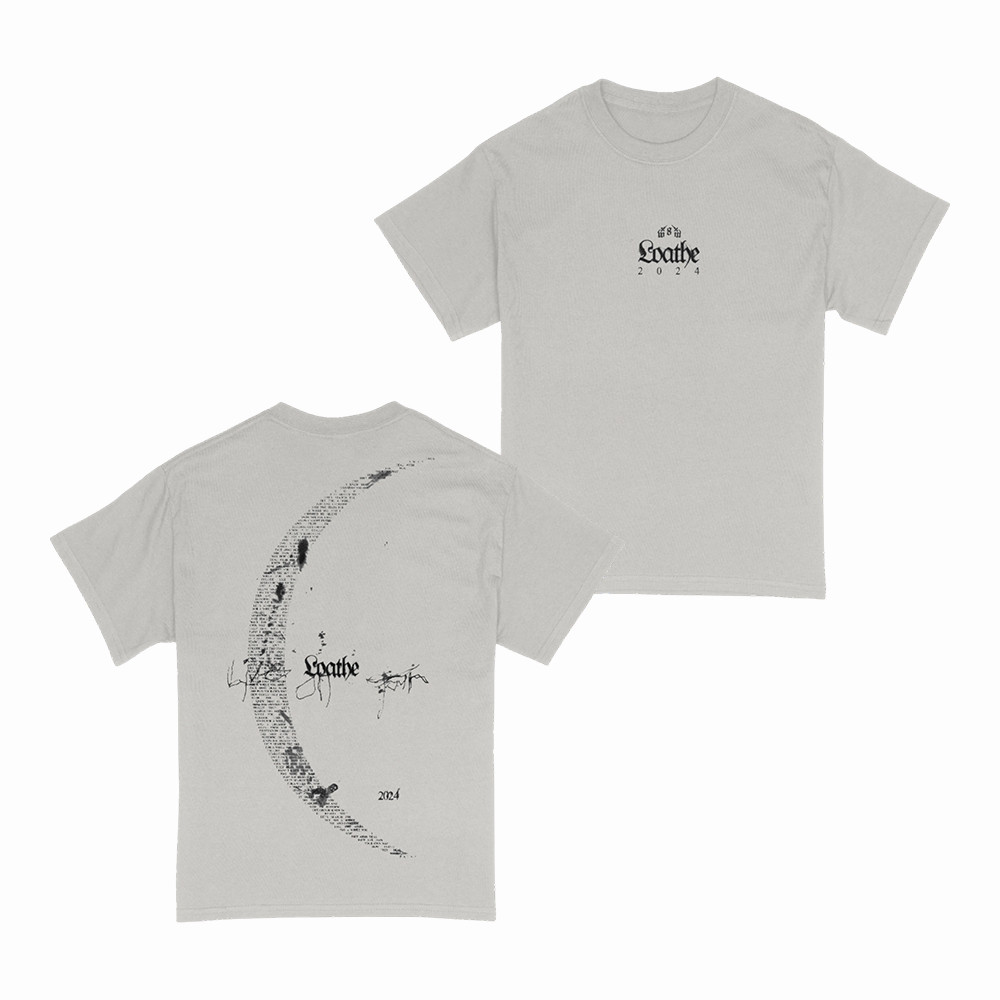 Loathe Merch Crescent T-Shirt Loathe Clothing Birthday Present For Him