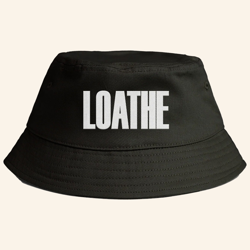 Loathe Merch Loathe Logo Bucket Hat Christmas Gift Ideas For Boyfriend Loathe Merch Loathe Logo Bucket Hat Christmas Gift Ideas For Boyfriend