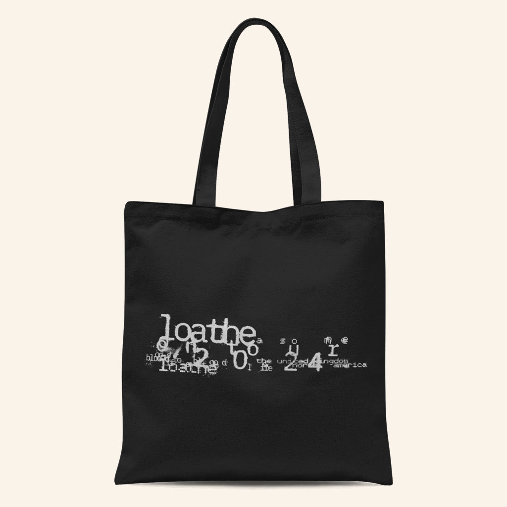 Loathe Merch Tour Tote Bag Christmas Present For Sister Loathe Merch Tour Tote Bag Christmas Present For Sister