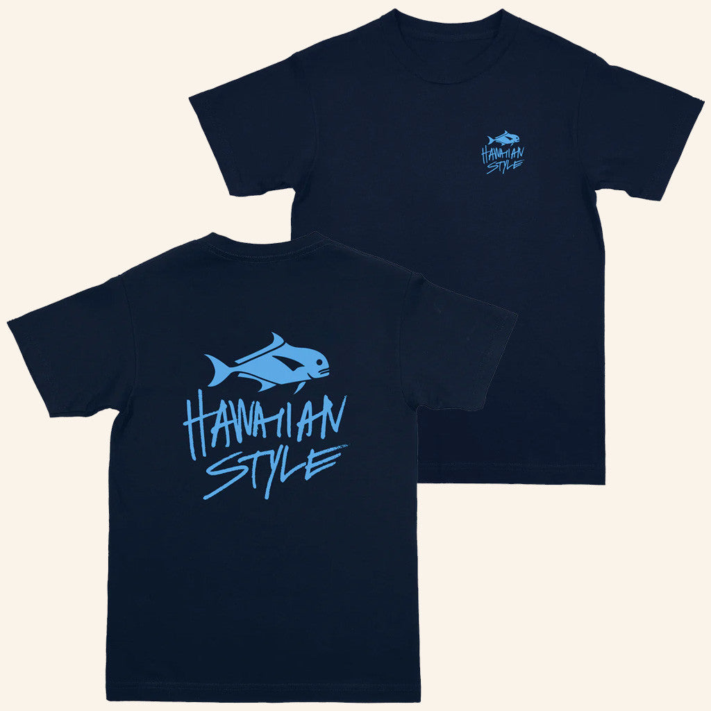 Local Motion Hawaii Merch Hawaiian Style Simple Fish T-Shirt Gifts For Wife
