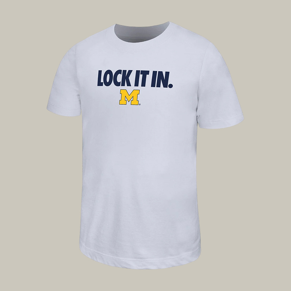 Lock In It Michigan Wolverines T-Shirt Michigan Wolverines Final Four Shirt Basketball Gear