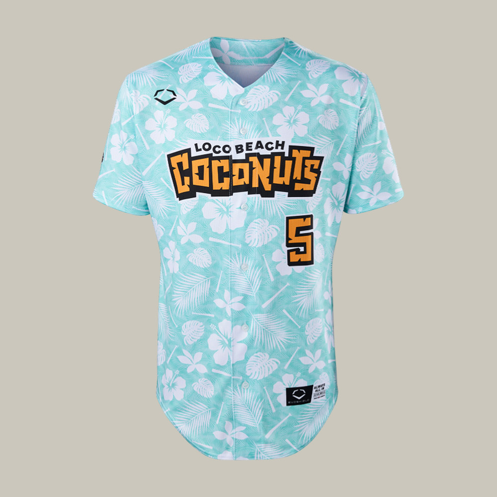 Loco Beach Coconuts 5 Jersey Savannah Bananas's Baseball Tour Shirt Gift Idea For Baseball Lover