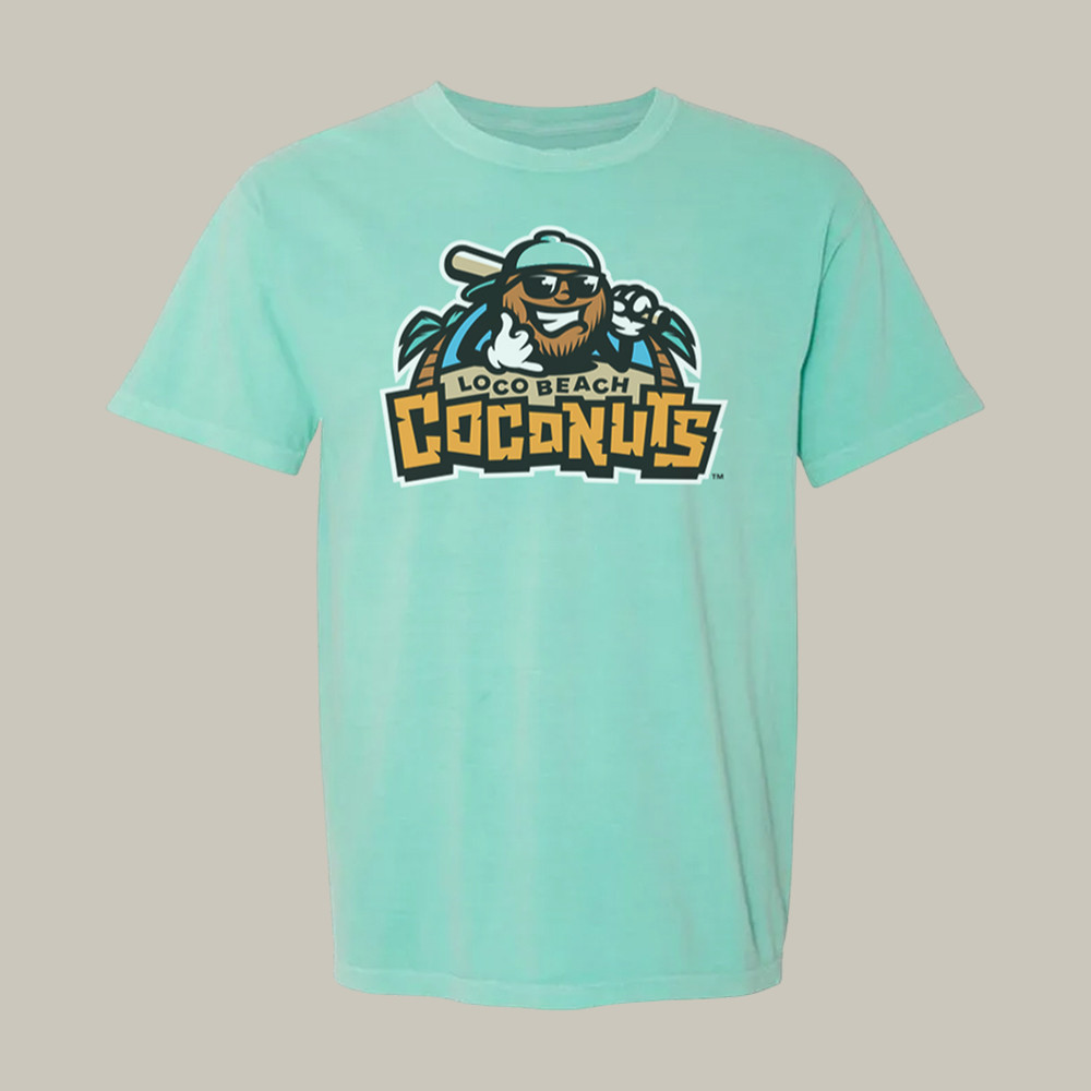 Loco Beach Coconuts Logo T-Shirt Savannah Bananas Baseball Tour Merch Gift Idea For Fans