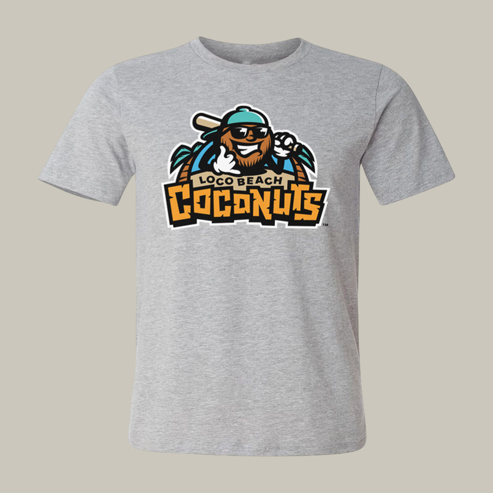 Loco Beach Coconuts Logo T-Shirt Savannah Bananas Baseball Tour Shirt Present For Fans