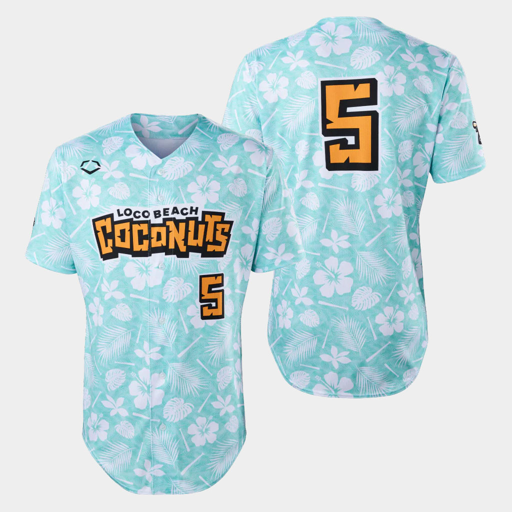 Loco Beach Coconuts Merch 2026 Coconuts EvoShield BBCL Jersey Floral Baseball Enthusiast Gifts