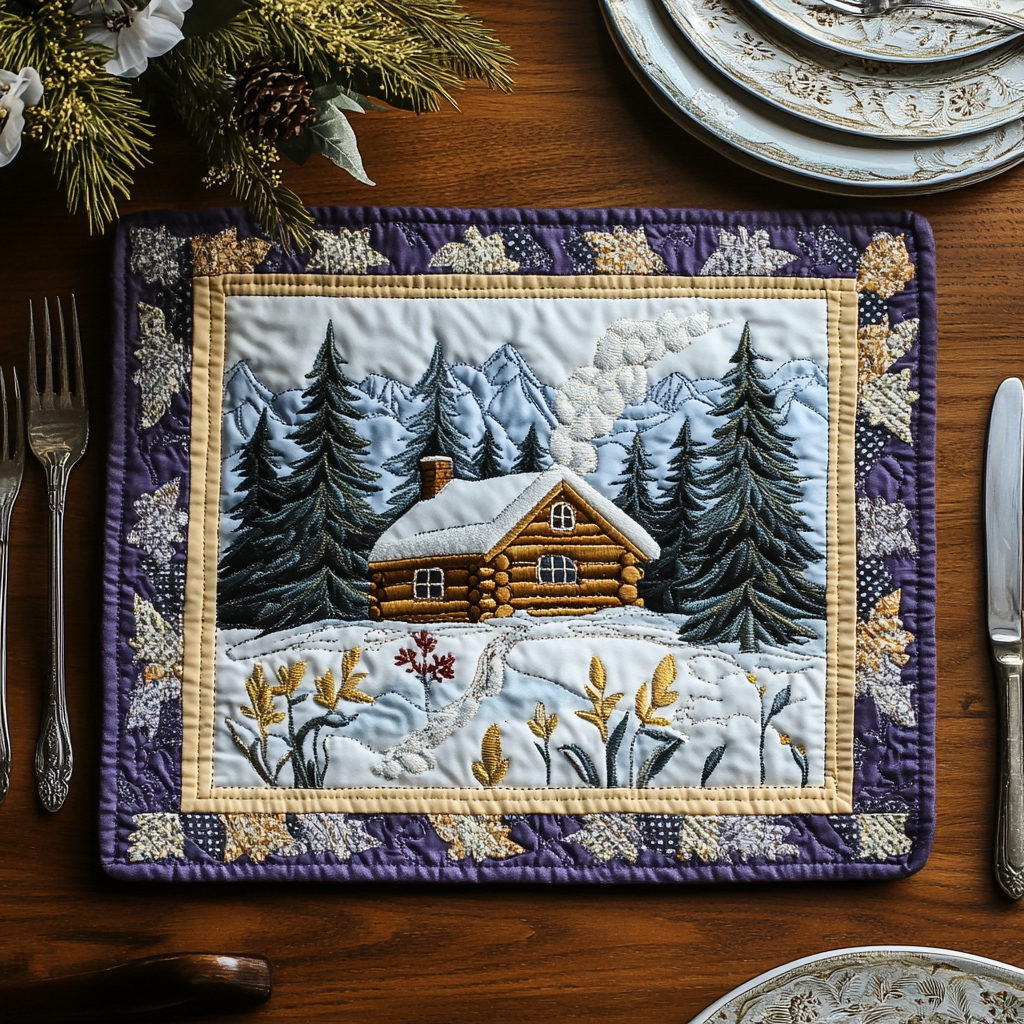 Lodge Life Designs Quilted Place Mat House Decor Items Gifts For Mum For Christmas
