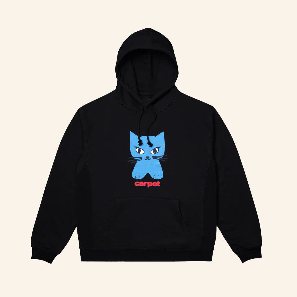 Lofi Merch Cat Black Hoodie Birthday Presents For Friends