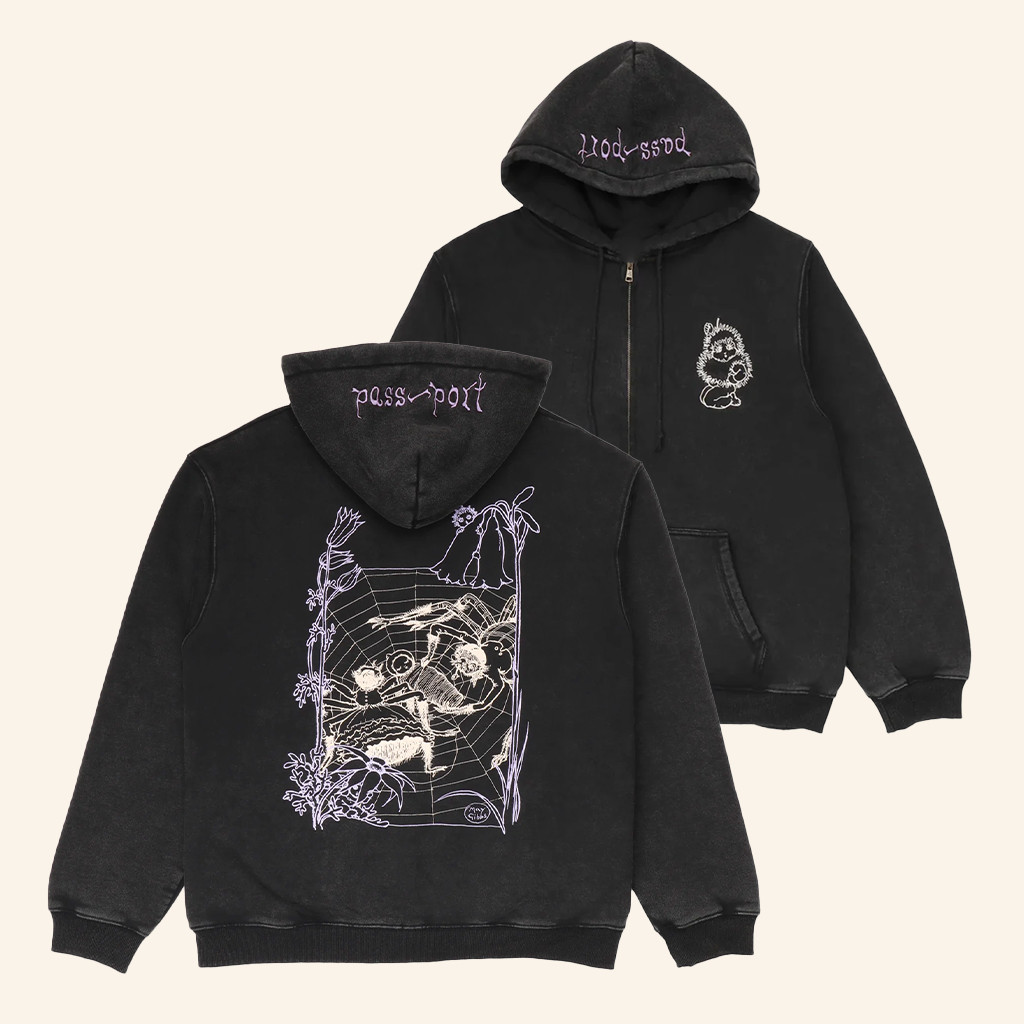 Lofi Merch Pass Port x May Gibbs Webbed Bed Zip Hoodie Gifts For Girlfriend