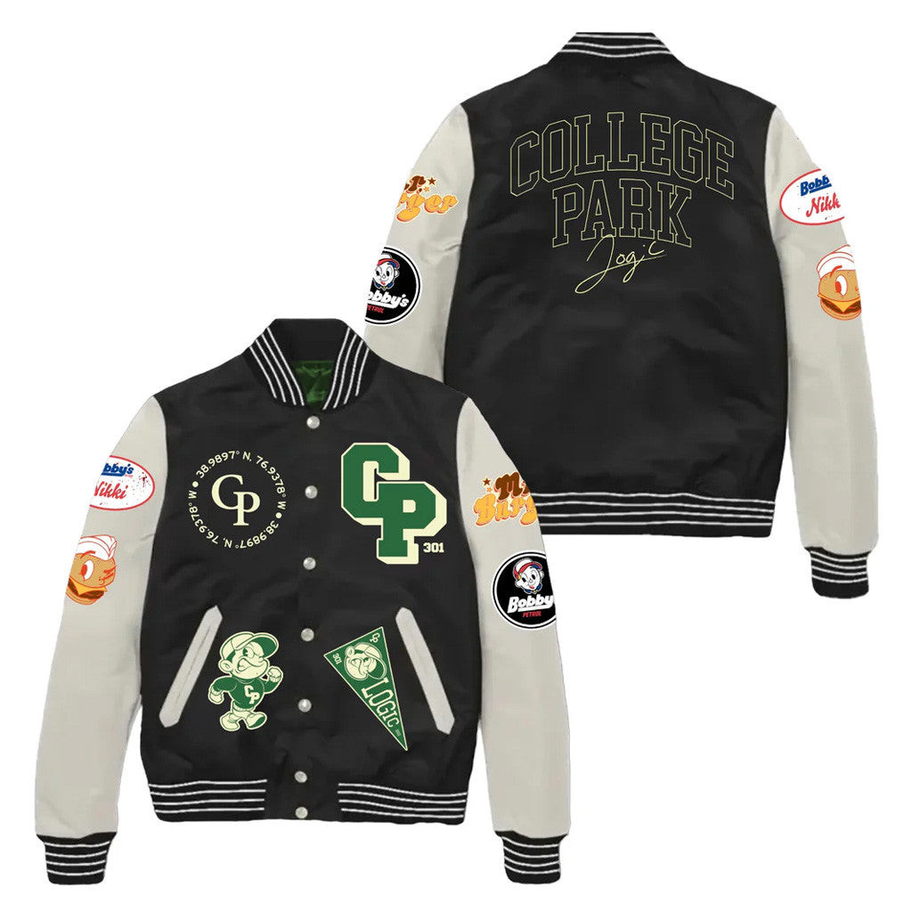 Logic Merch College Park Letterman Jacket Gift Ideas For Husband