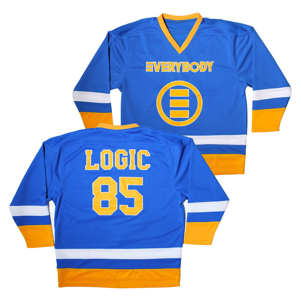 Logic Merch Everybody Blue Hockey Jersey Giift Ideas For Him Logic Merch Everybody Blue Hockey Jersey Giift Ideas For Him