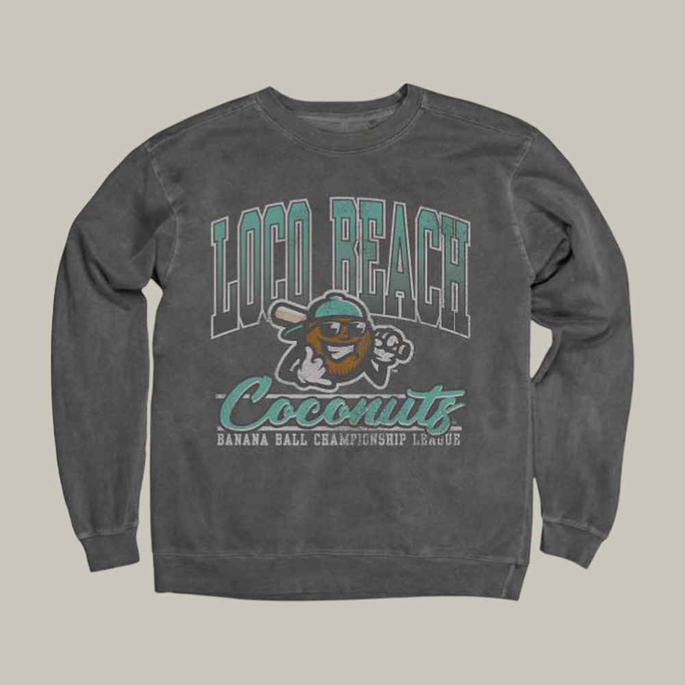 Logo Beach Coconuts Sweatshirt Savannah Bananas Merch Baseball Lover Gift