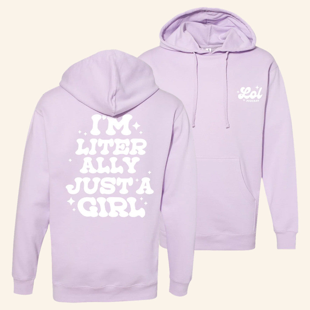 Lol Podcast Merch Just A Girl Hoodie Gifts For Sister Lol Podcast Merch Just A Girl Hoodie Gifts For Sister