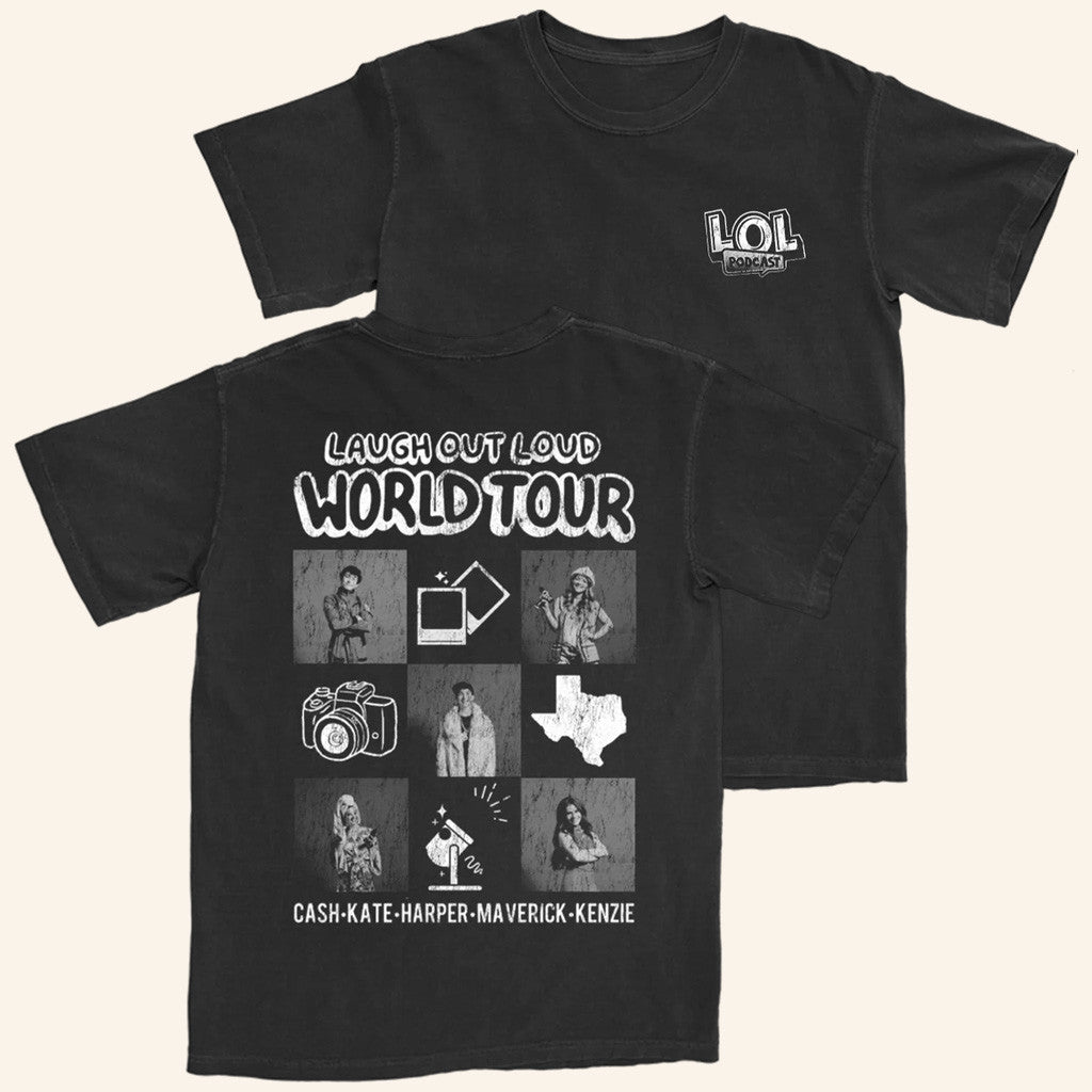 Lol Podcast Merch World Tour T-Shirt Best Gifts For Him Lol Podcast Merch World Tour T-Shirt Best Gifts For Him