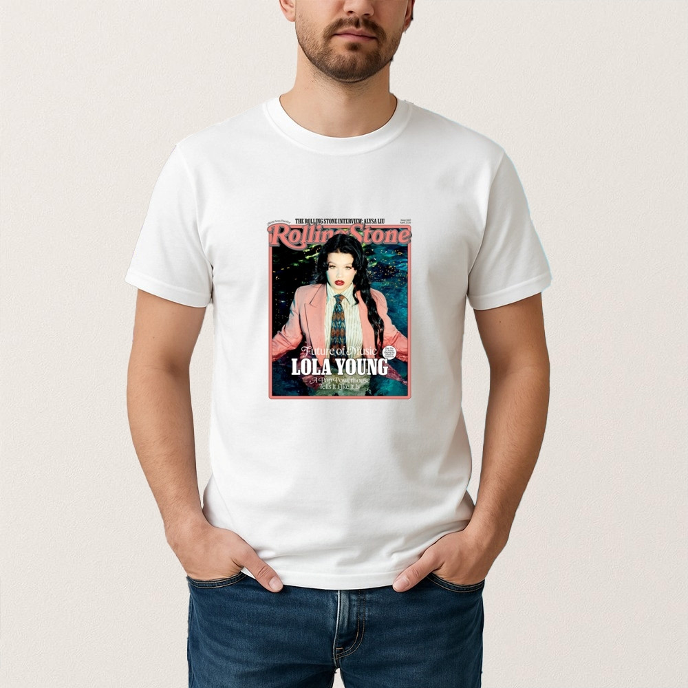 Lola Young Cover Of Rolling Stones Future Of Music T-Shirt Lola Young Merch Music Fan Gift