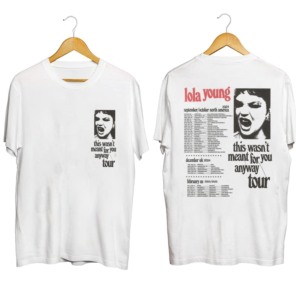 Lola Young Tour 2024 Shirt Lola Young Merch Cool Gifts For Music Lovers Lola Young Tour 2024 Shirt Lola Young Merch Cool Gifts For Music Lovers