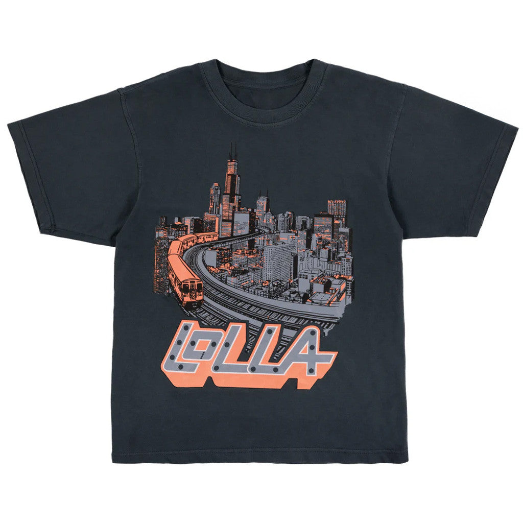 Lollapalooza Band Merch Lollapalooza x CTA x Ellen Ma City T-Shirt Gifts For Dudes Lollapalooza Band Merch Lollapalooza x CTA x Ellen Ma City T-Shirt Gifts For Dudes