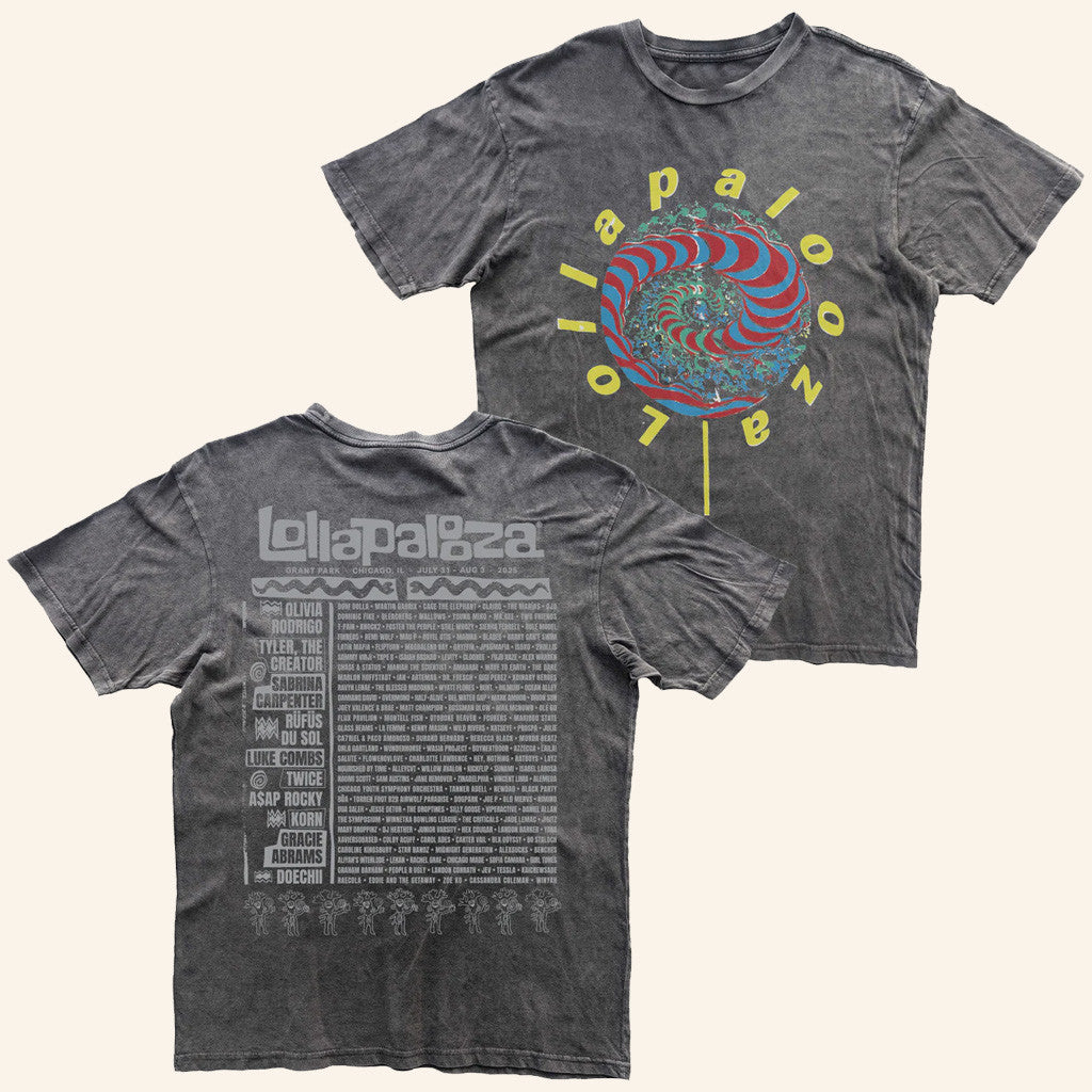 Lollapalooza Band Merch Lollipop T-Shirt Best Gifts For Friends Lollapalooza Band Merch Lollipop T-Shirt Best Gifts For Friends