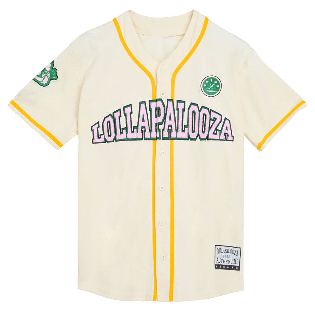 Lollapalooza Merch Artist 2025 Lolla Baseball Jersey Gifts For Friends
