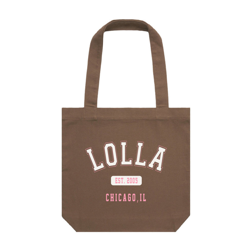 Lollapalooza Merch Artist 2025 Lolla Collegiate Tote Bag Gifts For Mom Lollapalooza Merch Artist 2025 Lolla Collegiate Tote Bag Gifts For Mom
