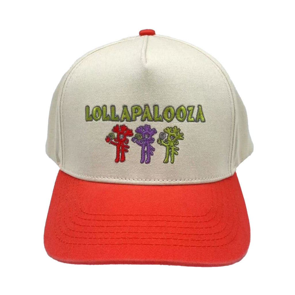 Lollapalooza Merch Artist 2025 Lolla Lady Embroidered Hat Gifts For Friends Lollapalooza Merch Artist 2025 Lolla Lady Embroidered Hat Gifts For Friends