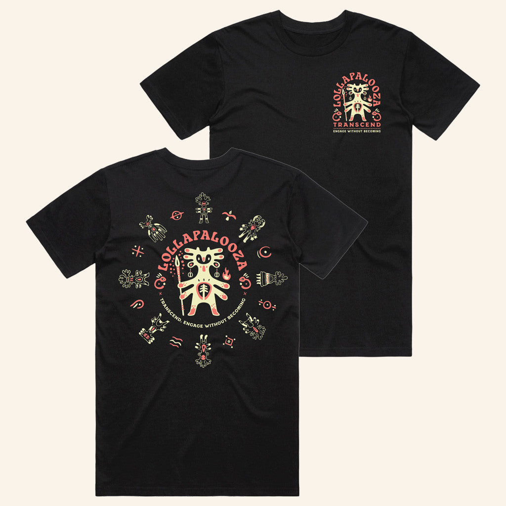 Lollapalooza Merch Artist 2025 Perry's Black T-Shirt Best Gifts For Husband Lollapalooza Merch Artist 2025 Perry's Black T-Shirt Best Gifts For Husband