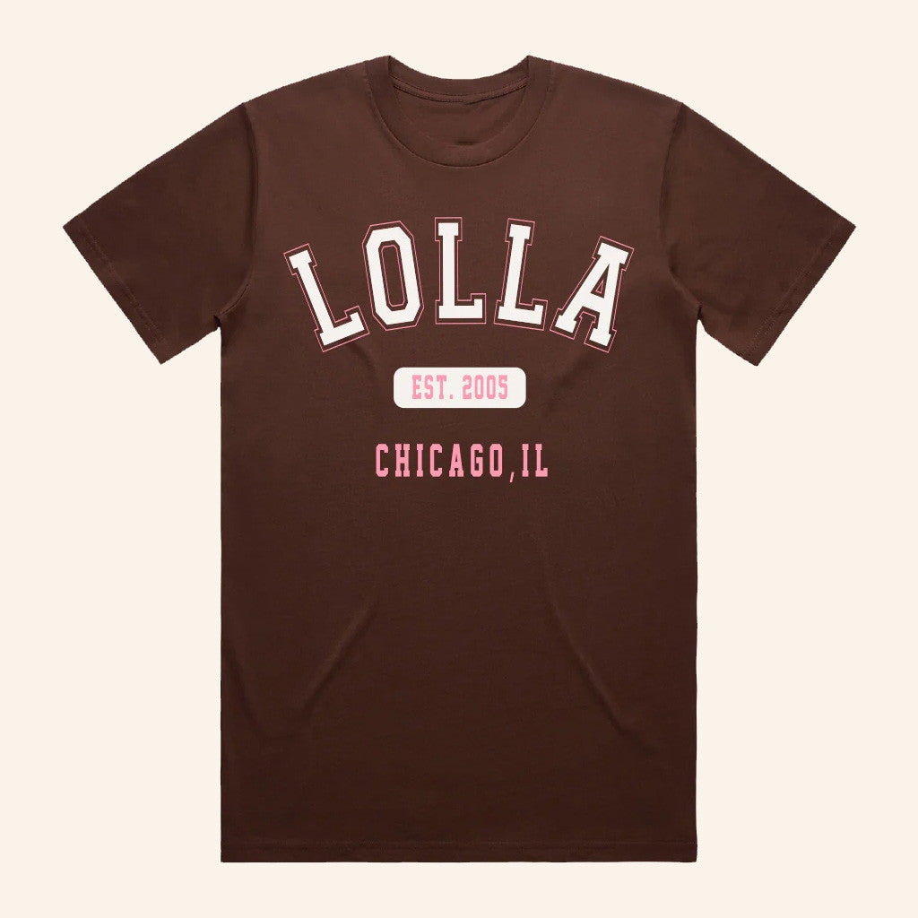 Lollapalooza Merch Lolla Collegiate T-Shirt Gifts For Boyfriend Lollapalooza Merch Lolla Collegiate T-Shirt Gifts For Boyfriend