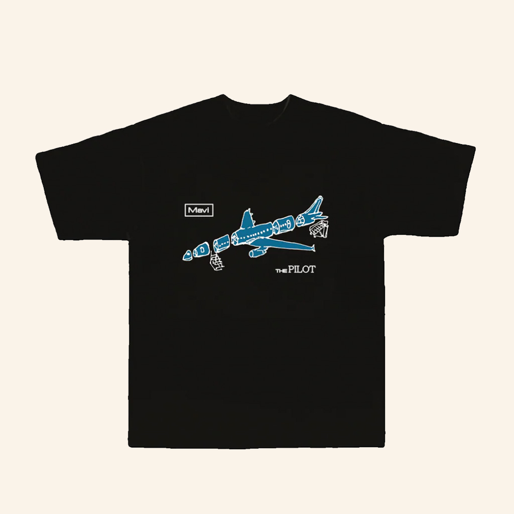Loma Vista Recordings Merch Mavi The Pilot Black T-Shirt Birthday Ideas For Him