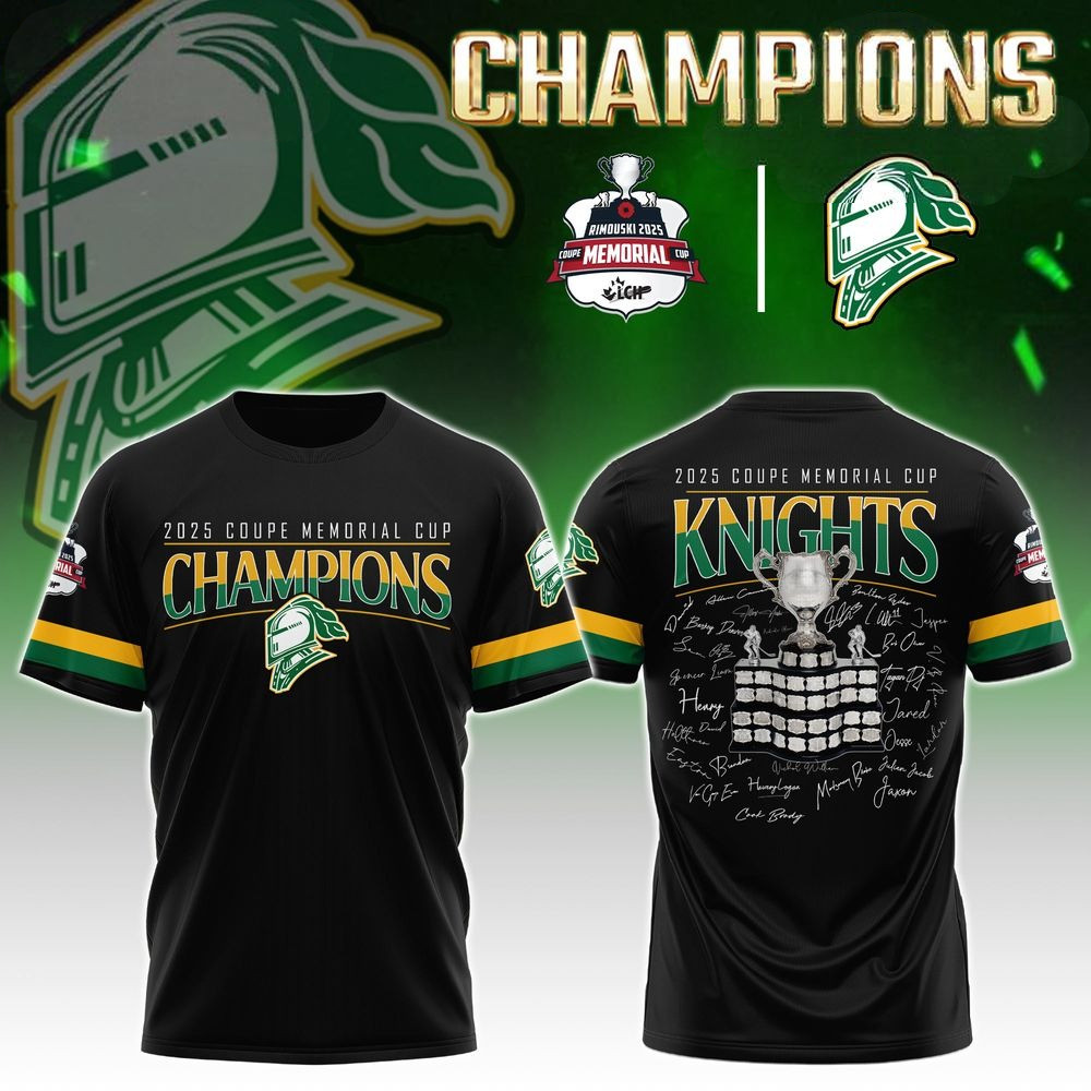 London Knights Champions Memorial Cup 2025 Shirt Presents For Hockey Lovers
