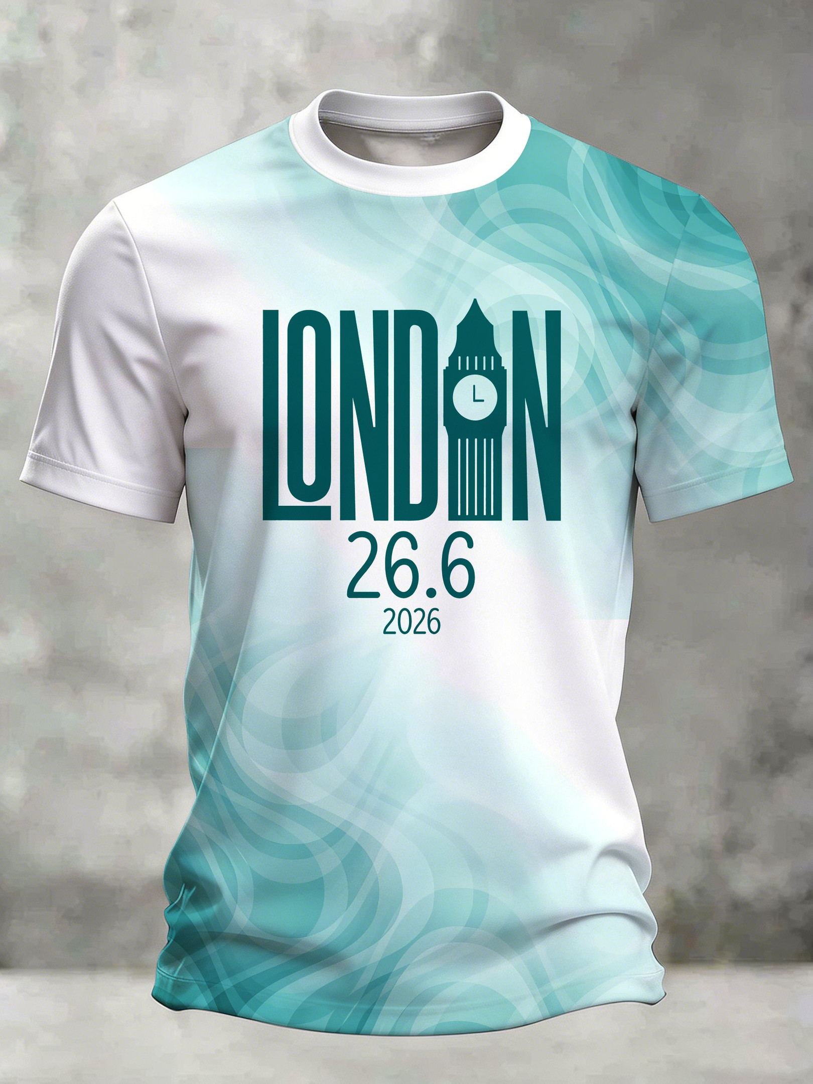 London Marathon Finisher 2026 T-Shirt London Landmarks Half Marathon 2026 Clothes Gift For Husband