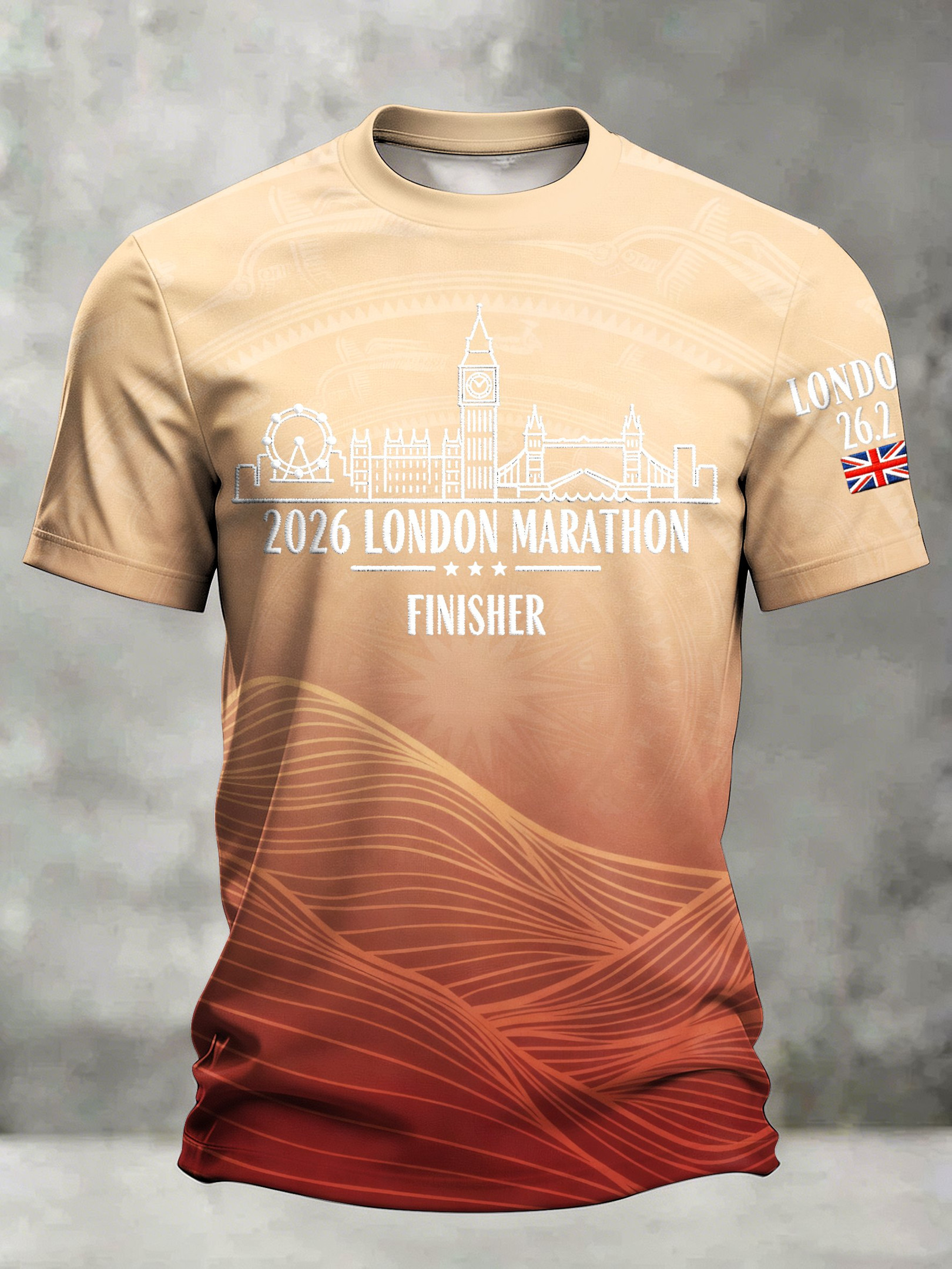 London Marathon Finisher 2026 T-Shirt London Landmarks Half Marathon 2026 Merch Gift For Dad
