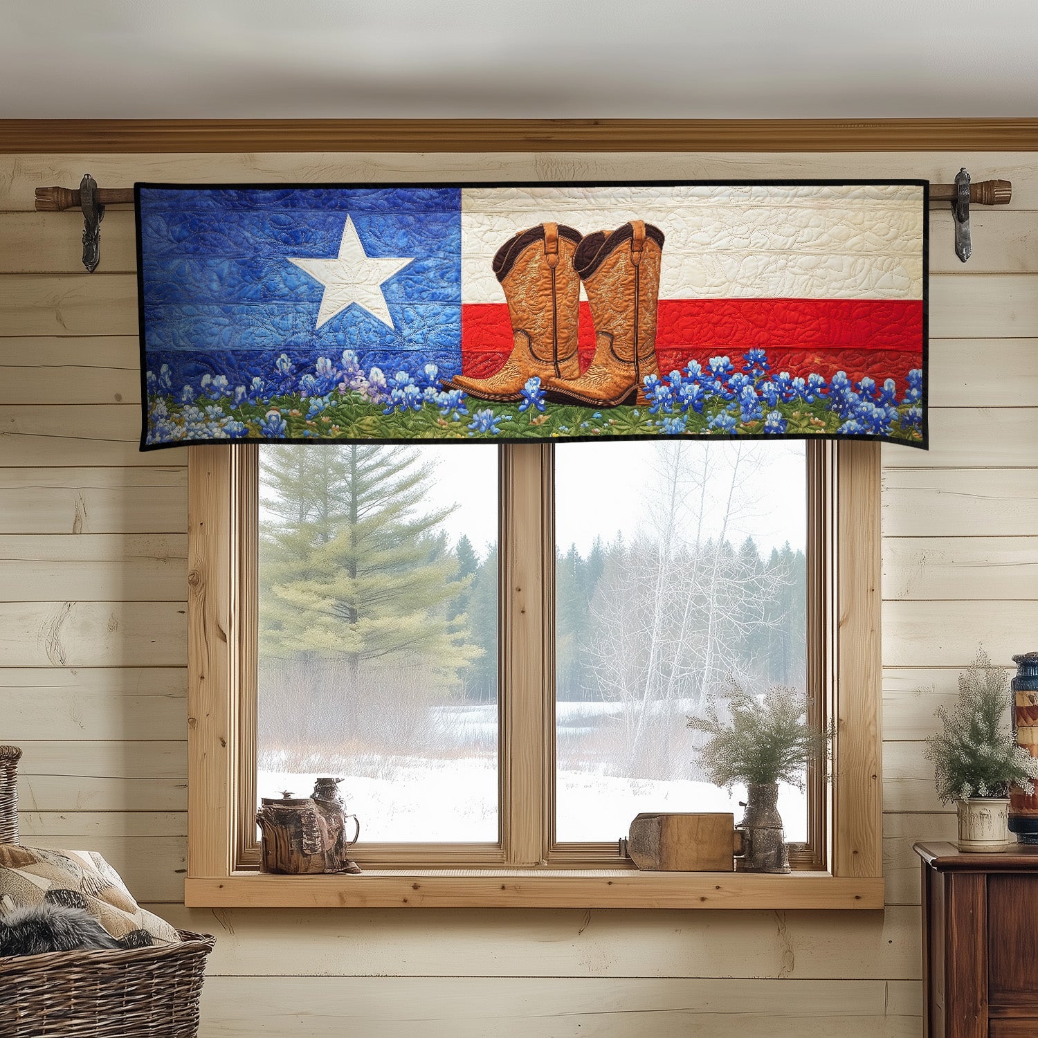 Lone Star Legacy Quilted Valance Home Front Door Design Sunflower Christmas Gift Ideas