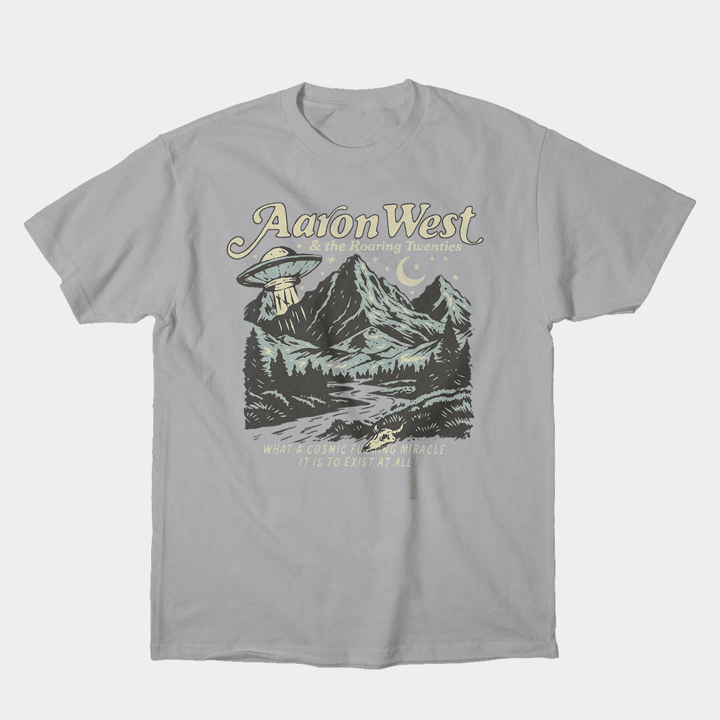 Loneliest Place Earth Merch Aaron West And The Roaring Twenties UFO Shirt Gifts For Friends