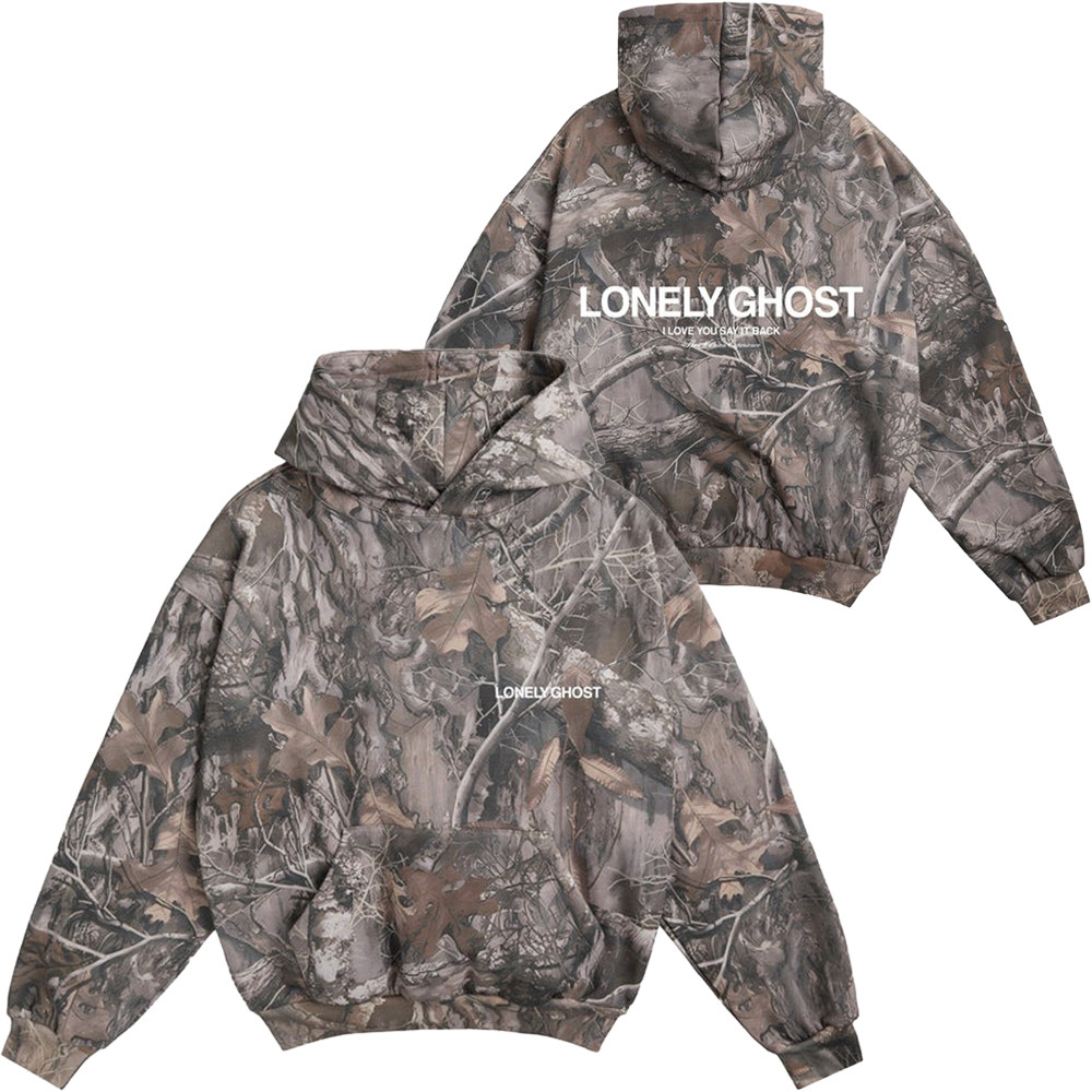 Lonely Ghost Merch Camo Hoodie I Love You Say It Back Apparel Best Gifts For Men