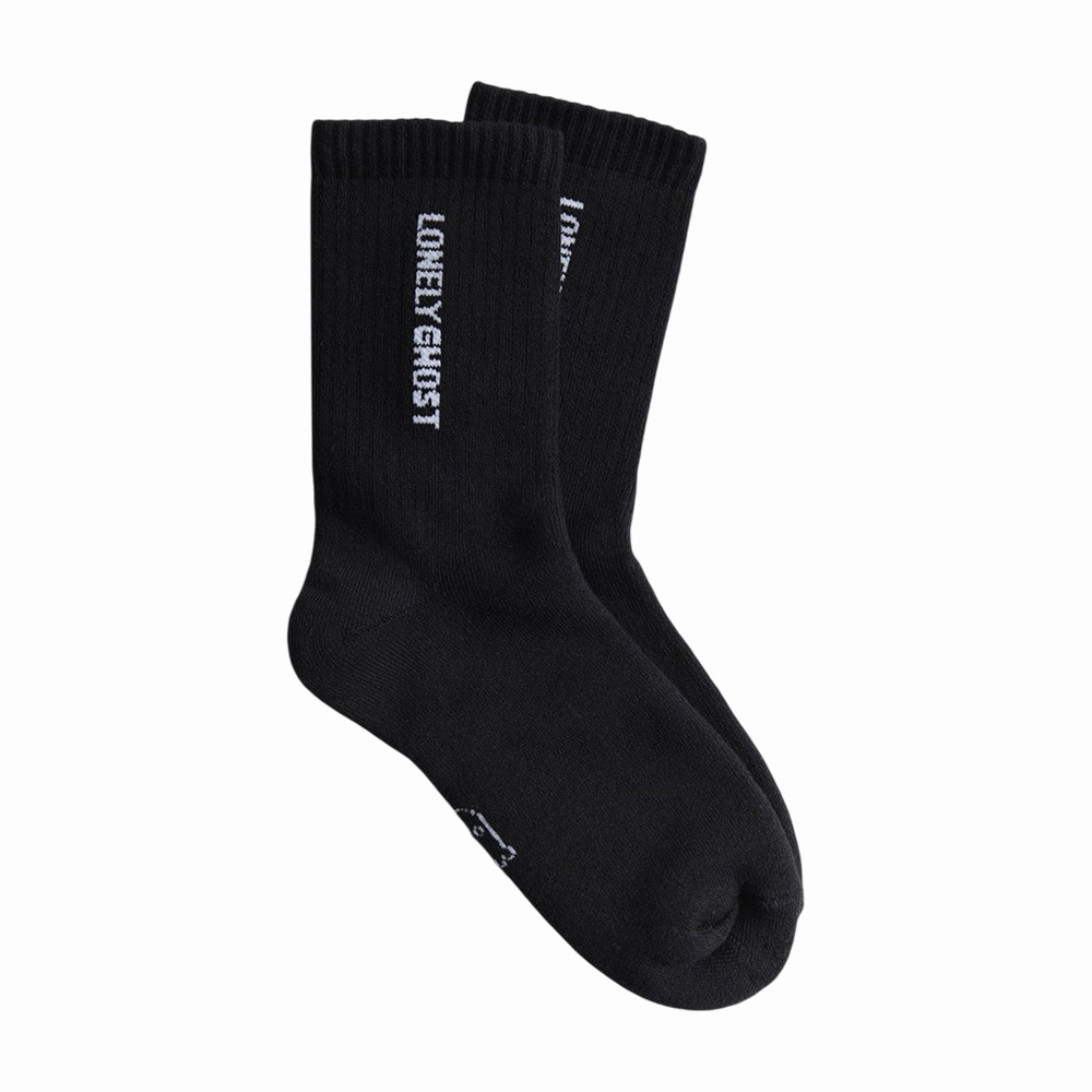 Lonely Ghost Wordmark Socks Lonely Ghost Merch Best Present For Bpyfriend