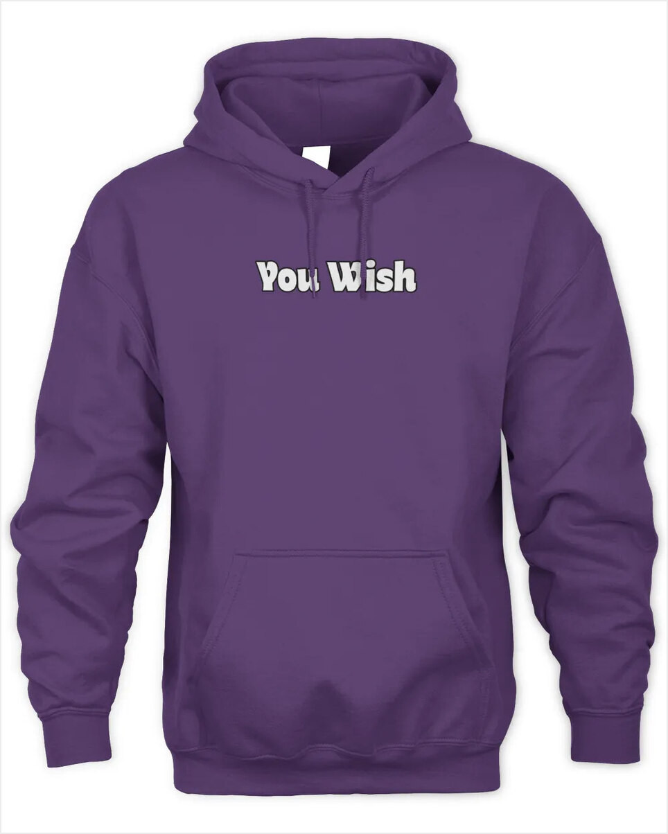 Lonely Ghost You Wish Heavyweight Purple Merch Hoodie Gifts For Brother Merch Clothing
