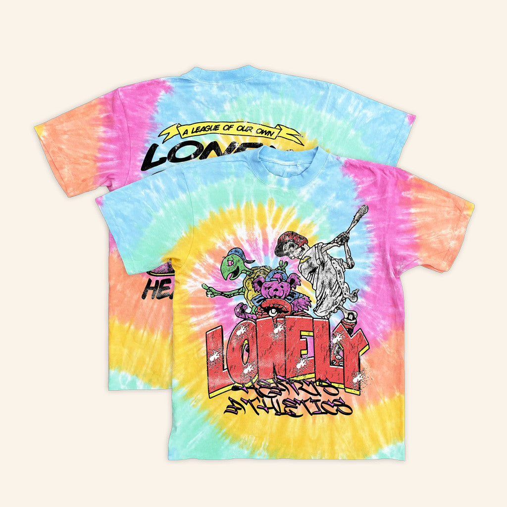 Lonely Hearts Club Merch A League Of Our Own Tie Dye T-Shirt Gifts For Friends Lonely Hearts Club Merch A League Of Our Own Tie Dye T-Shirt Gifts For Friends