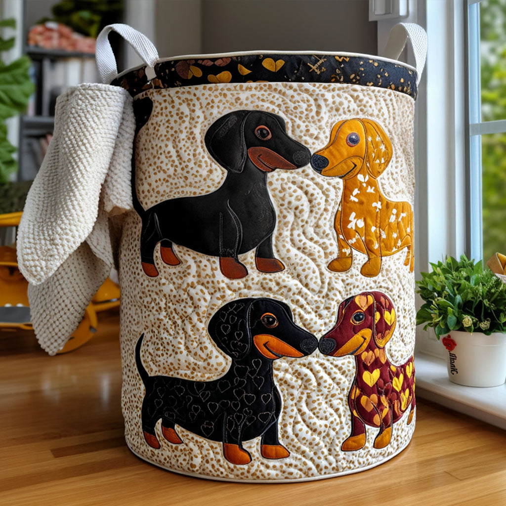 Long And Lovely Quilted Laundry Basket Merch For Cozy Nights