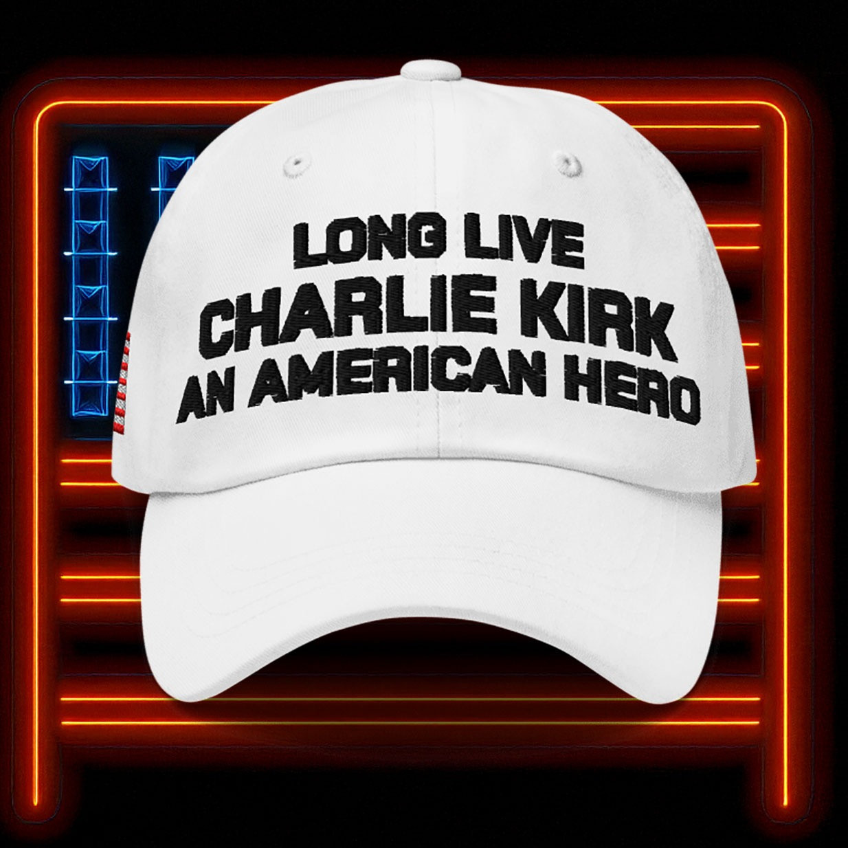 Long Live Charlie Kirk An American Hero Hat USA Flag In Loving Memory Gifts For Supporters