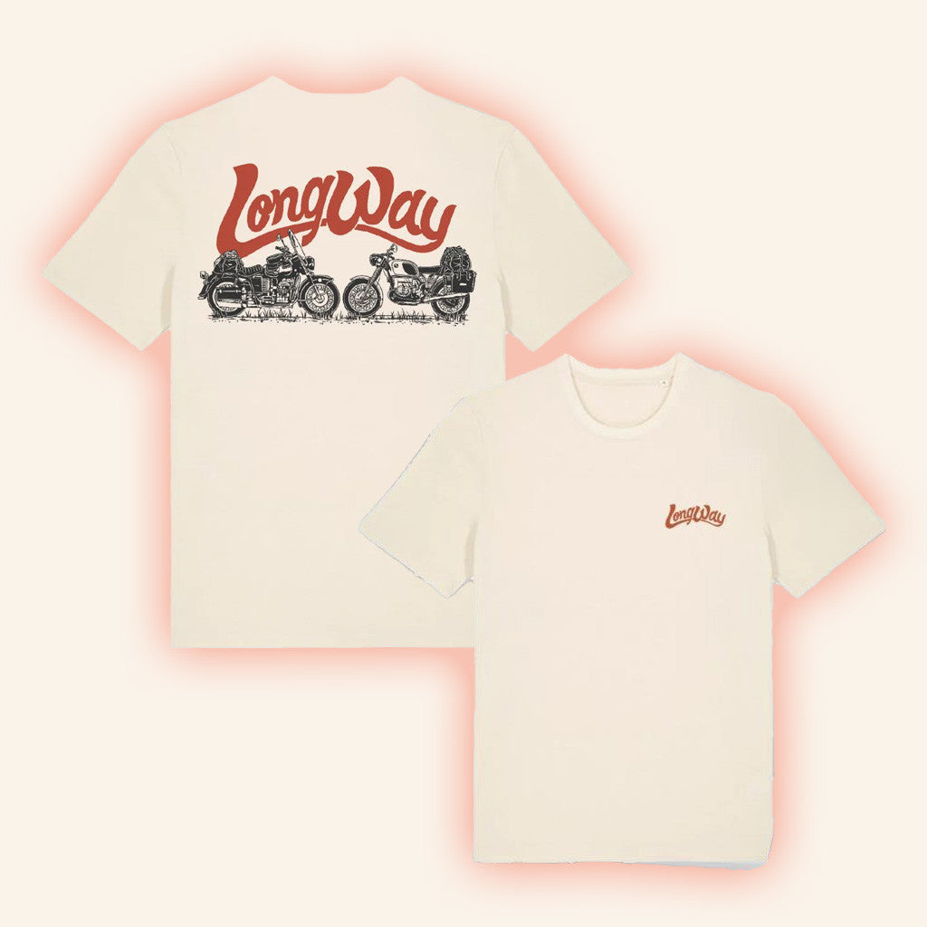 Long Way Merch Long Way Duo Bike T-Shirt Gifts For Besties Long Way Merch Long Way Duo Bike T-Shirt Gifts For Besties