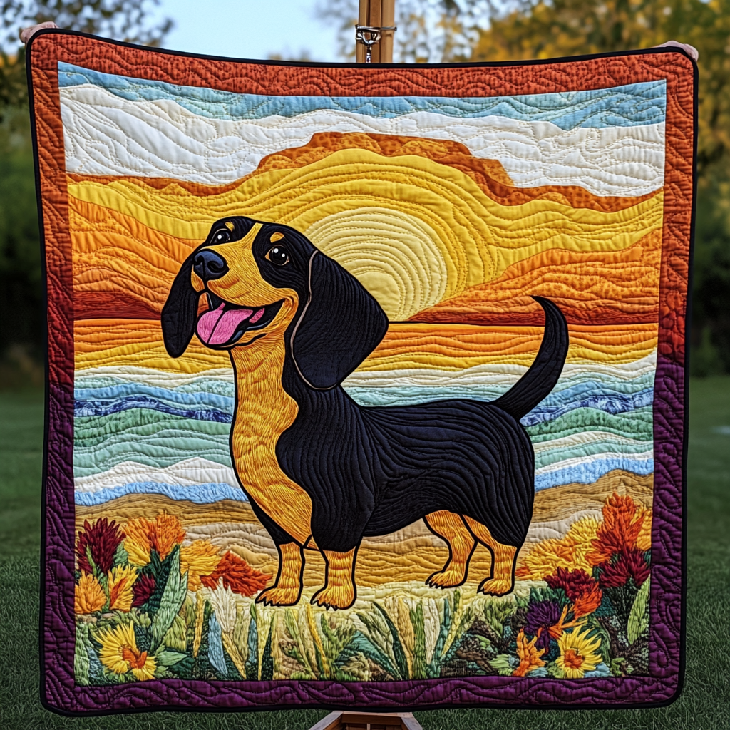 Longbody Love Quilted Blanket Best Gifts For Dog Owners