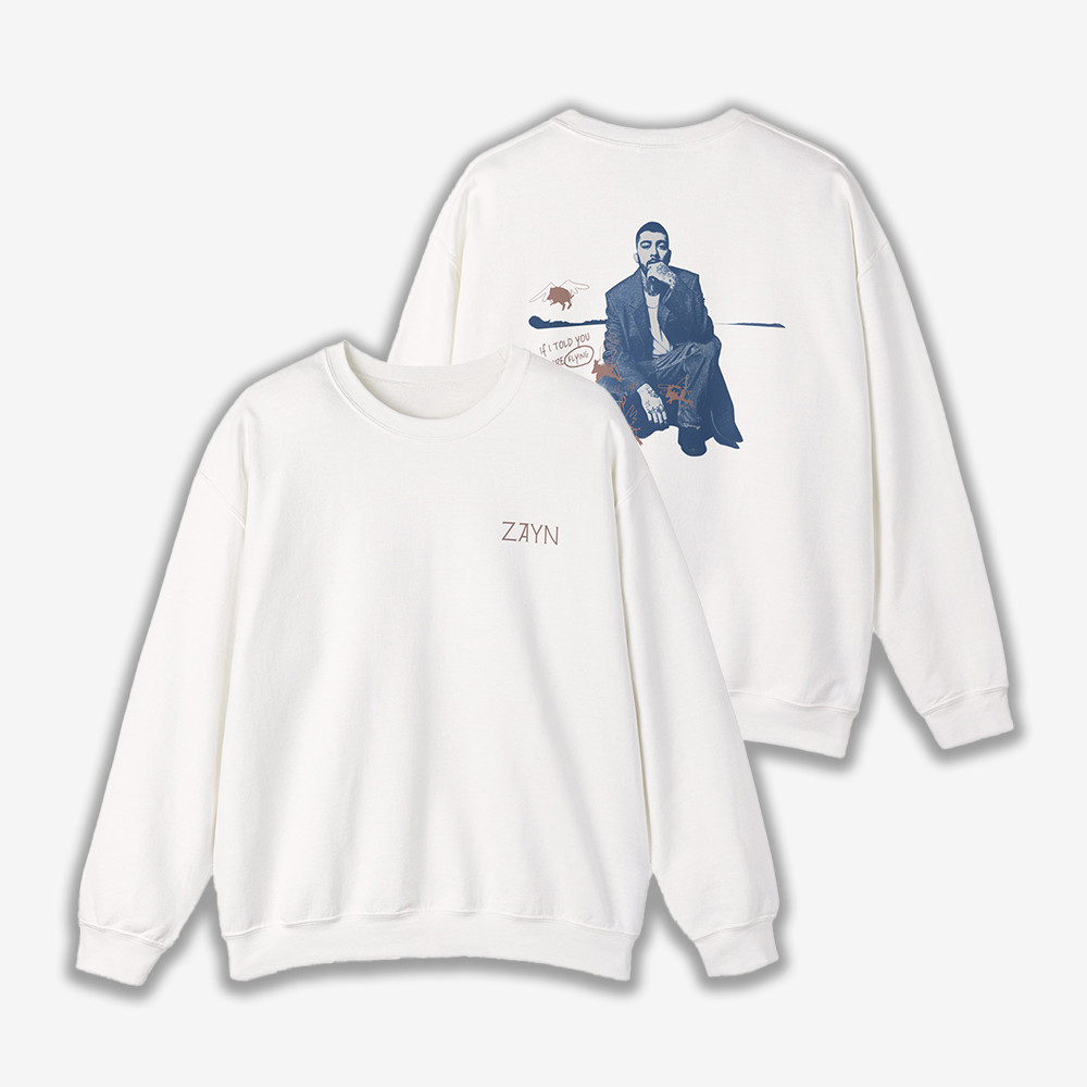 Look Up Zayn Malik Sweatshirt Music Vibe Zayn Malik Apparel Cool Gift For Music Fans