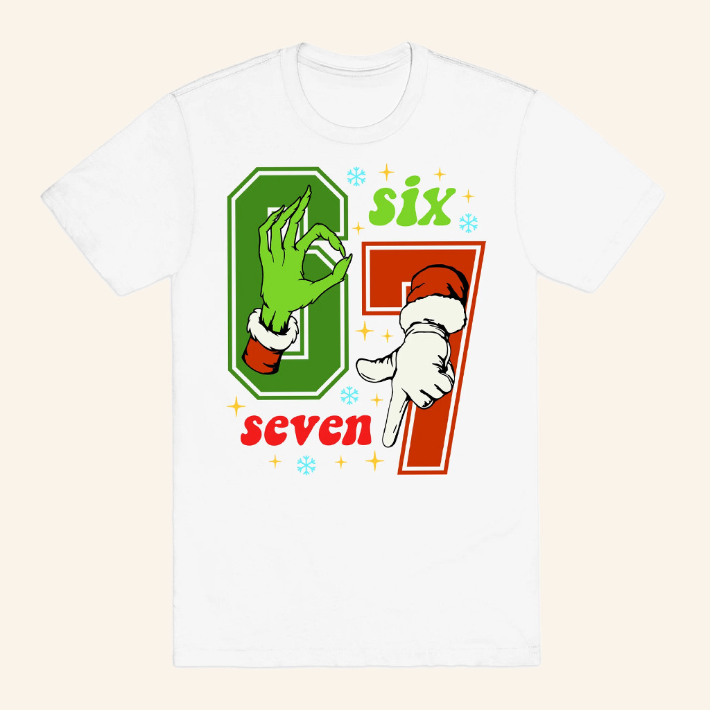 Lookhuman Merch Christmas 67 T-Shirt Six Seven Meme Shirt Xmas Gifts For Her Lookhuman Merch Christmas 67 T-Shirt Six Seven Meme Shirt Xmas Gifts For Her