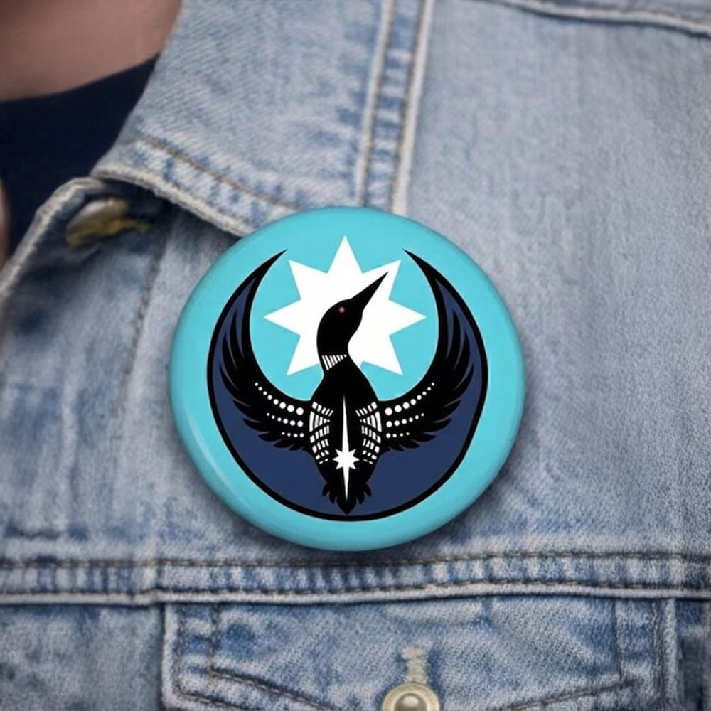 Loon Art Alex January 13 Minnesota Strong Button Abolish ICE Alex Pretti Button