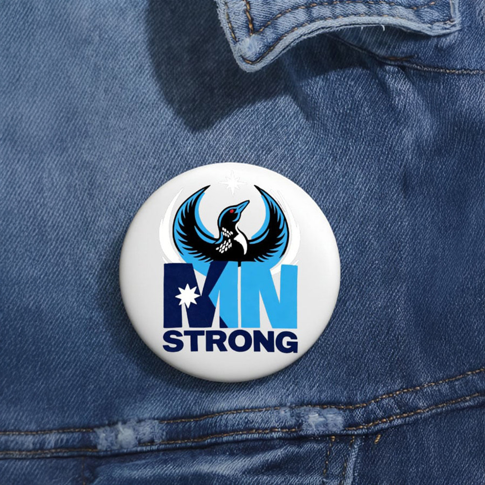 Loon Minnesota Strong Button Alex January 13 Alex Pretti Gift Ideas