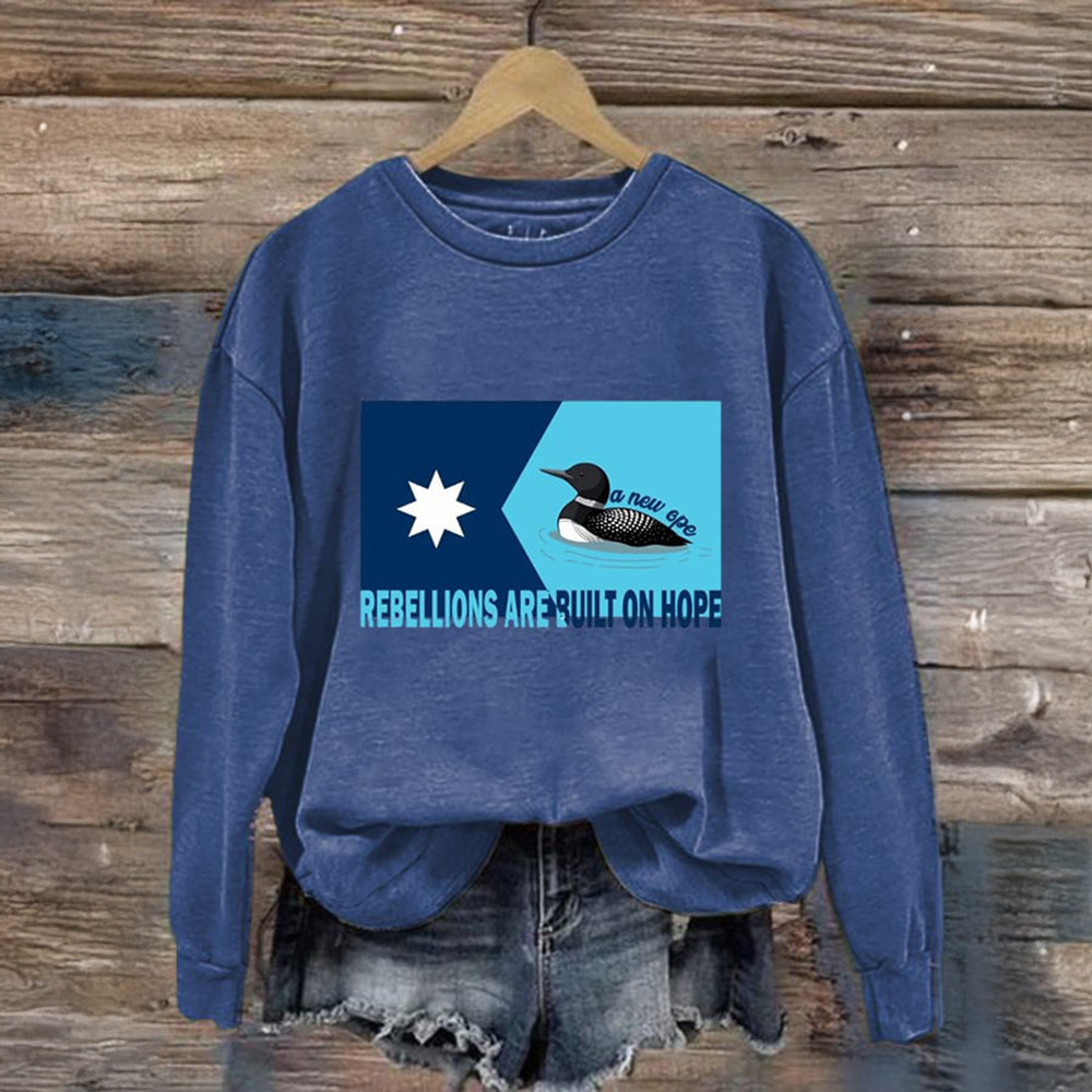 Loon Rebellions Are Built On HOpe Sweatshirt Alex January 13 Alex Pretti Apparel Gift Ideas