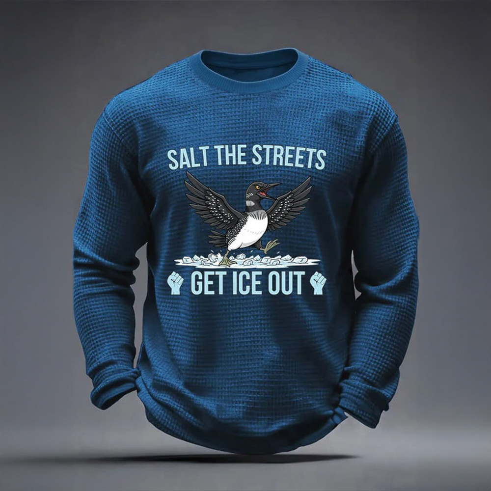 Loon Salt The Streets Get ICE Out Long Sleeve Shirt Anti ICE Alex Pretti Clothing Gift Ideas