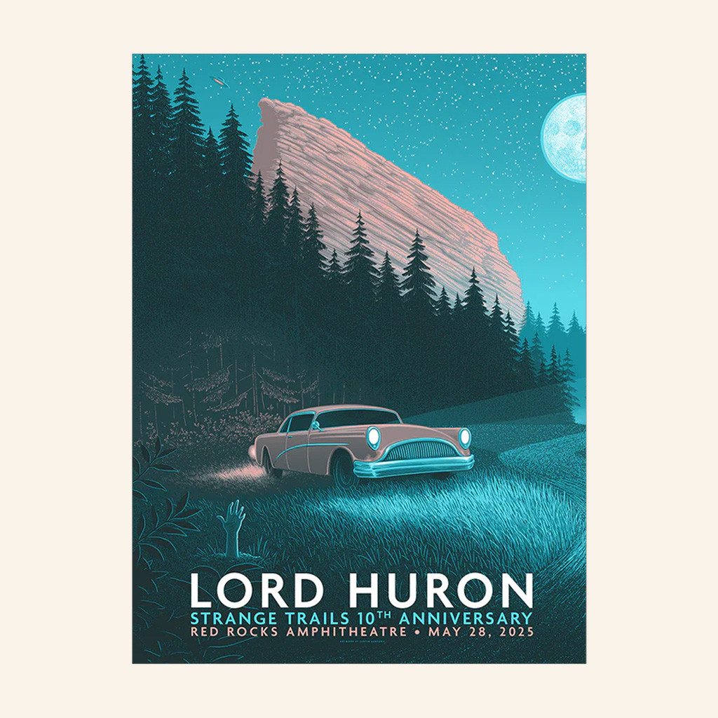 Lord Huron Merch Morrison CO Red Rocks Amphitheatre Poster May 28 2025 Lord Huron Poster