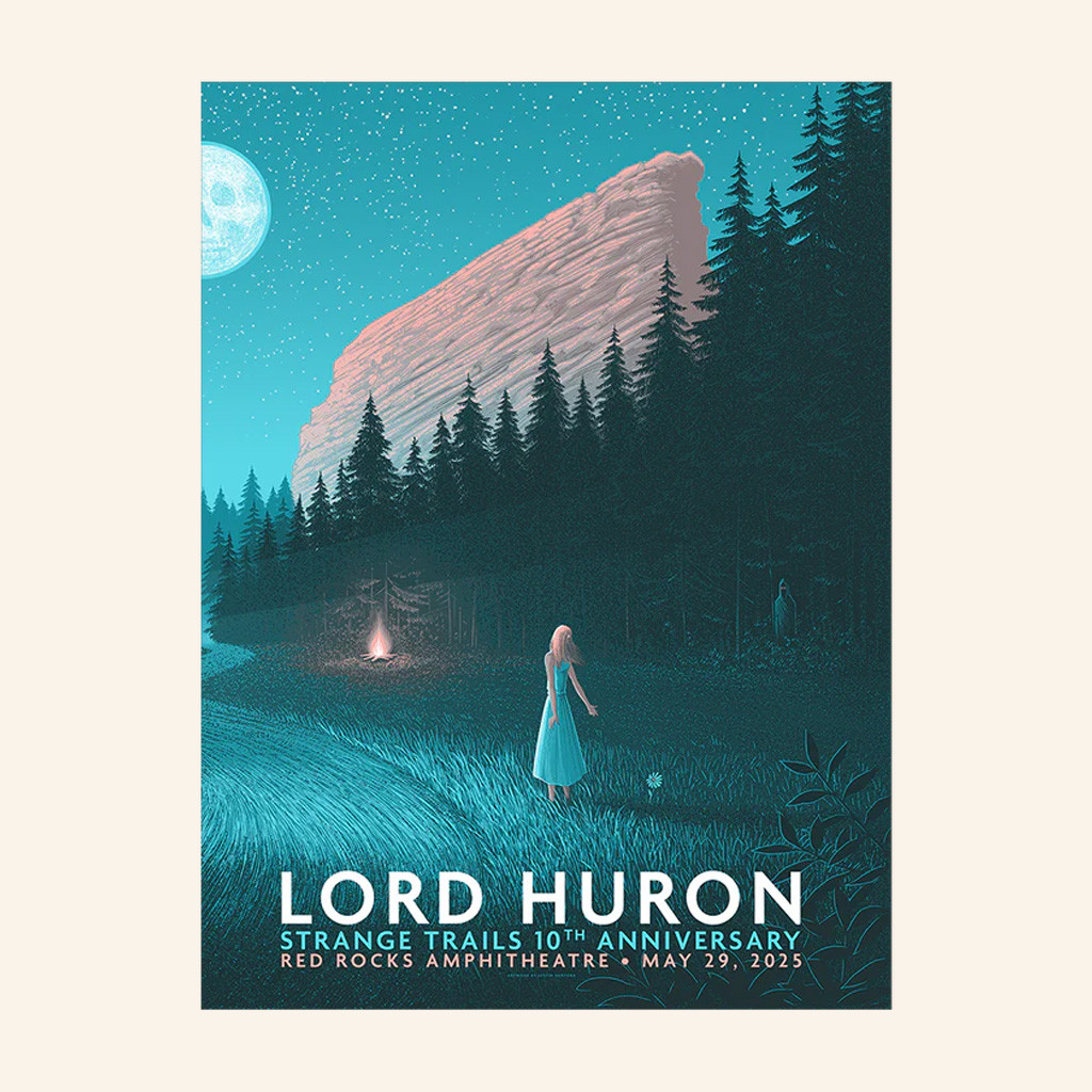 Lord Huron Merch Morrison CO Red Rocks Amphitheatre Poster May 29 2025 Lord Huron Poster