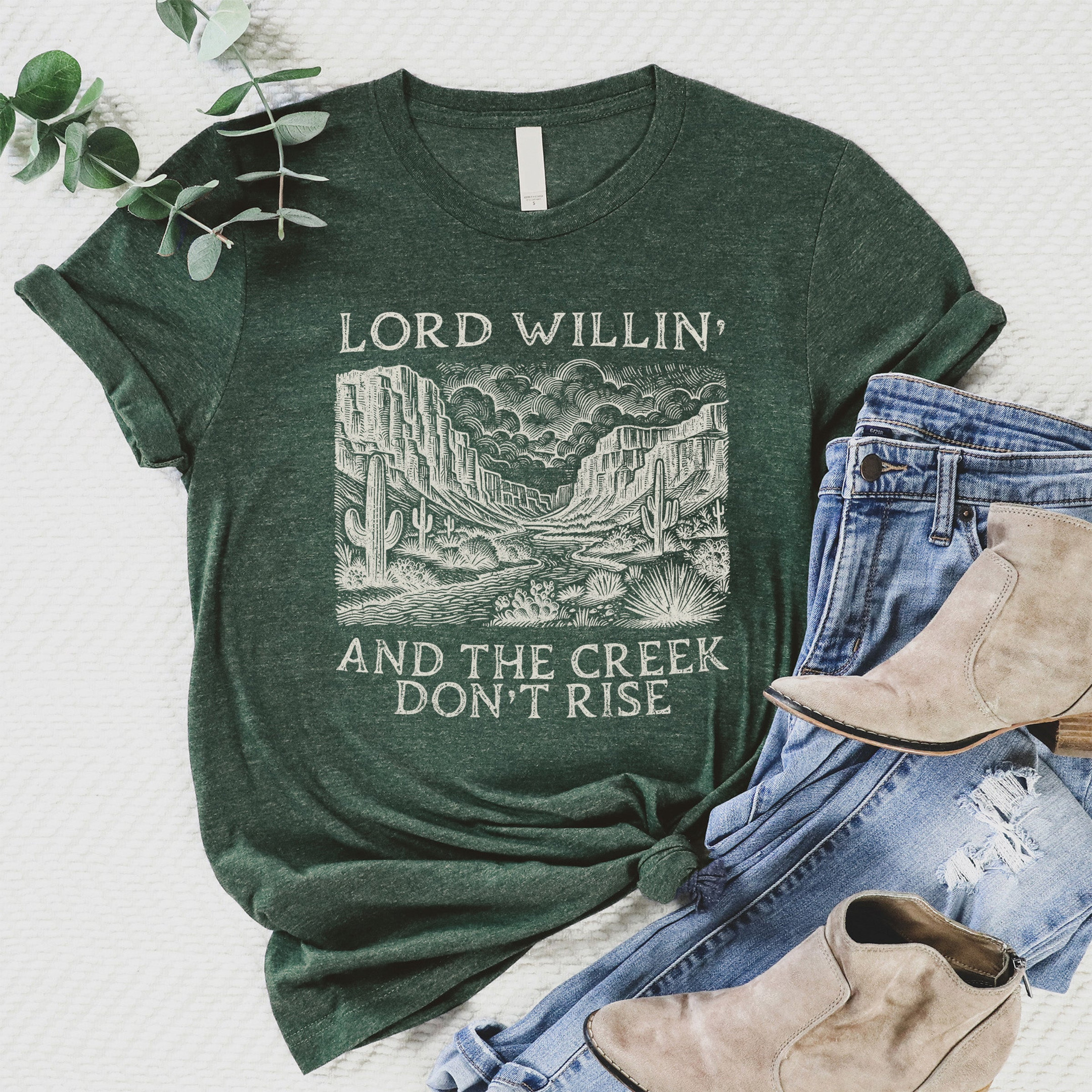 Lord Willin Christian Faith Shirt Religious Gifts Inspirational Apparel Clothing